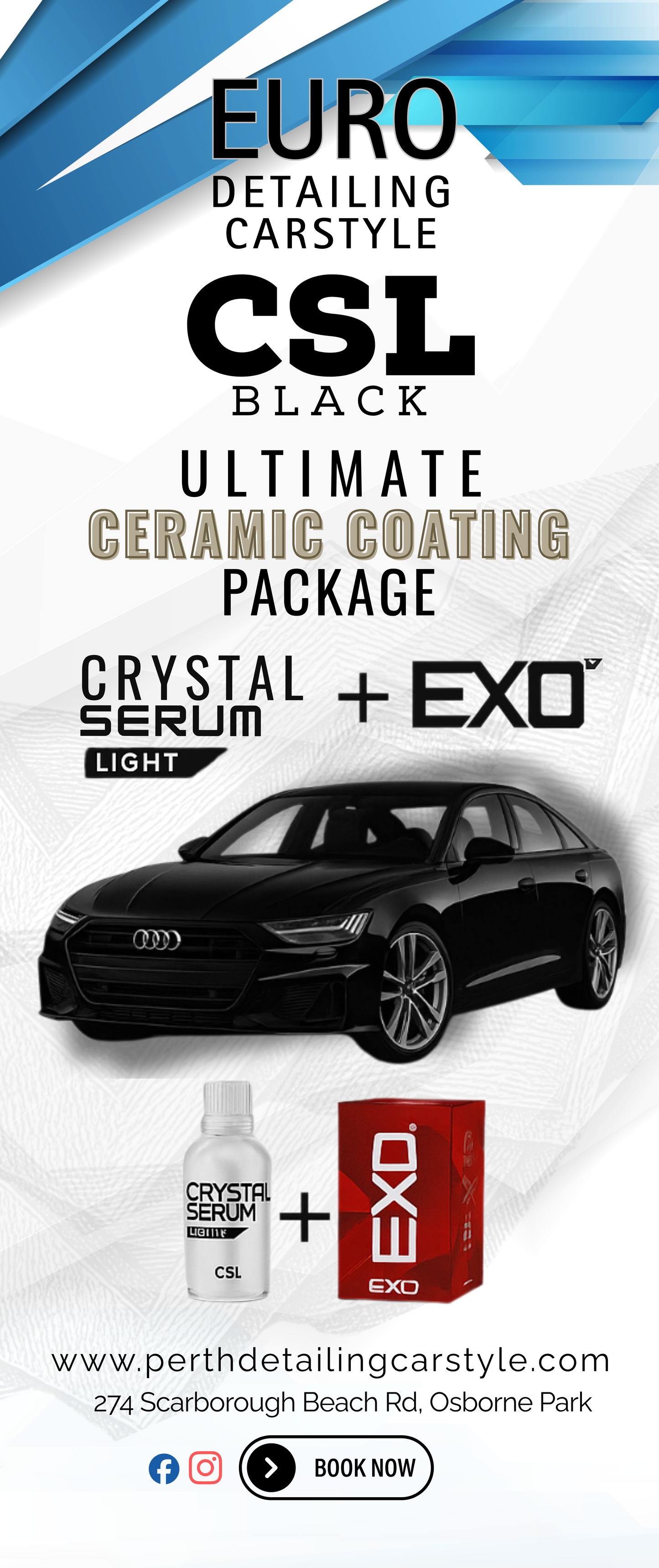 Crystal Serum Light + EXOv5 (CSL Black)