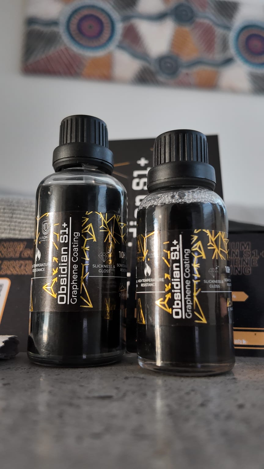 Obsidian Graphene Coating