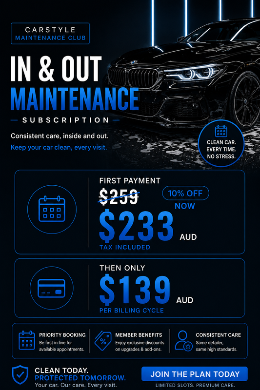In & out Maintenance Subscription
